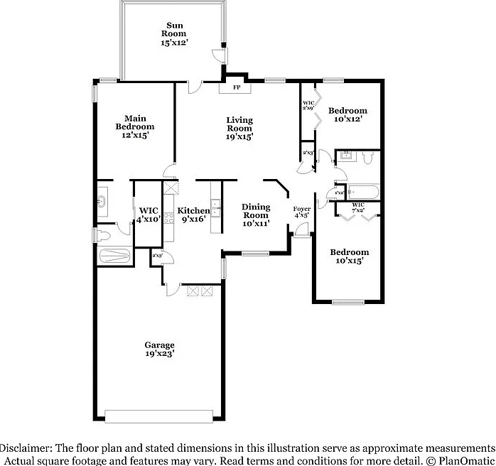 3 bed, 2.0 bath, 1331 sqft, $1,955 — Photo 2