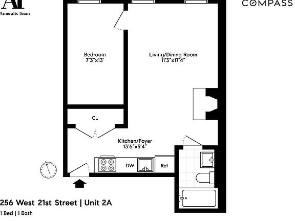 2nd image of 256 W 21st St APT 2A