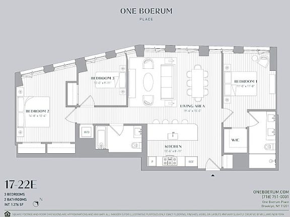 2nd image of 1 Boerum Pl #20E