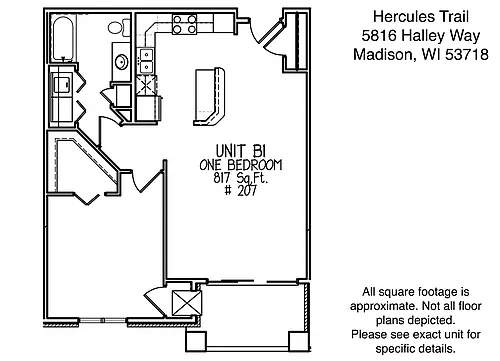 Floor plan B1