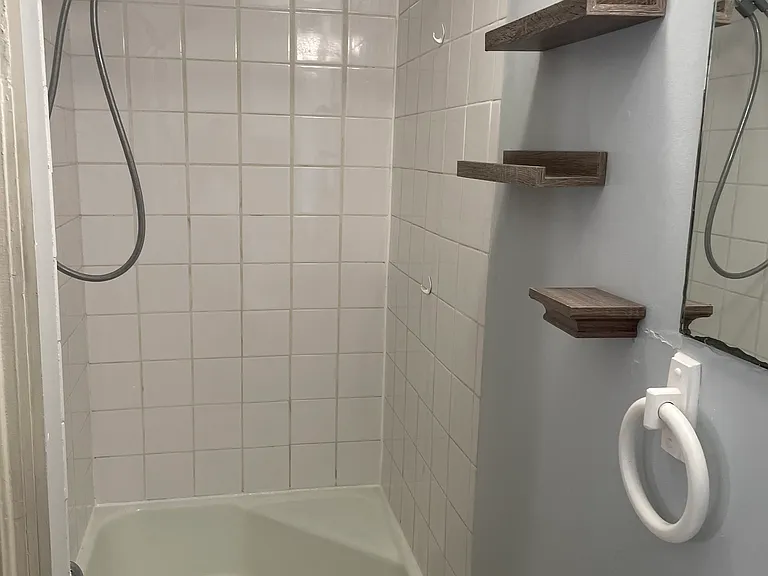 Bathroom stall shower