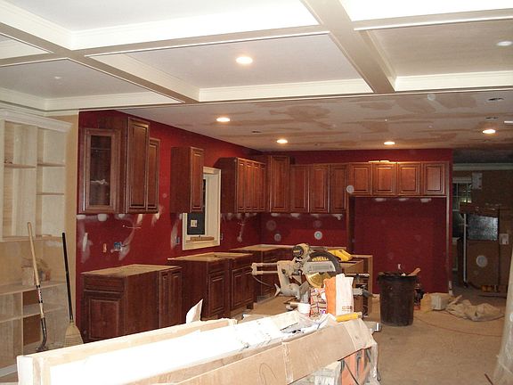kitchen partially finished