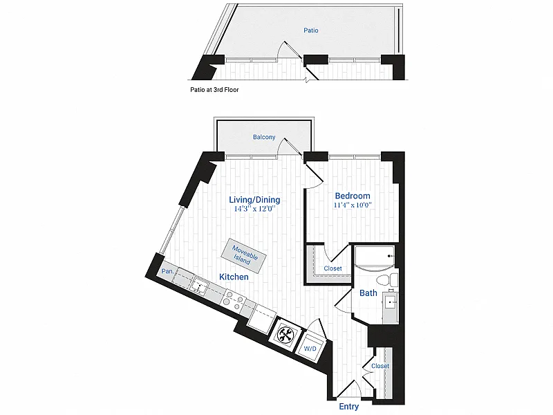 Floor plan A1J