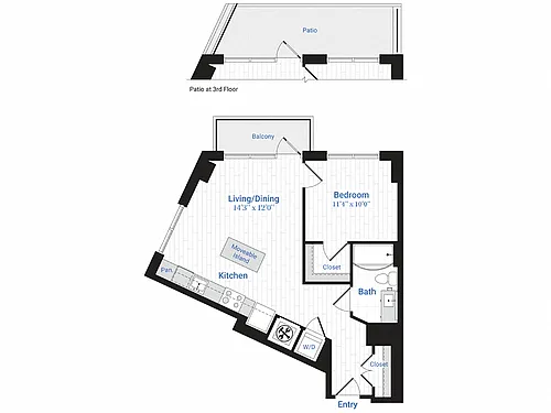 Floor plan A1J