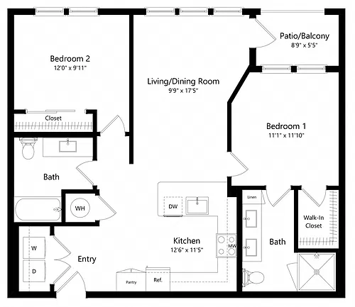 Floor plan B1