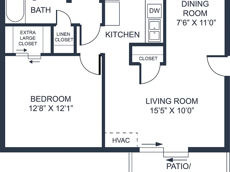 2 Bed 1 Bath Upgraded