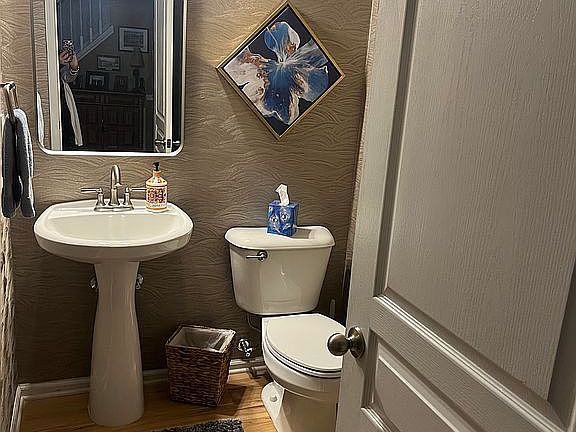 Main floor powder room