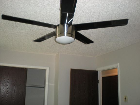 Modern ceiling fan with remote control