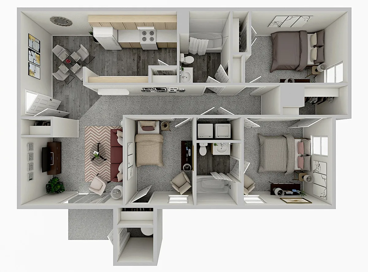 Floor plan 3 Bedroom