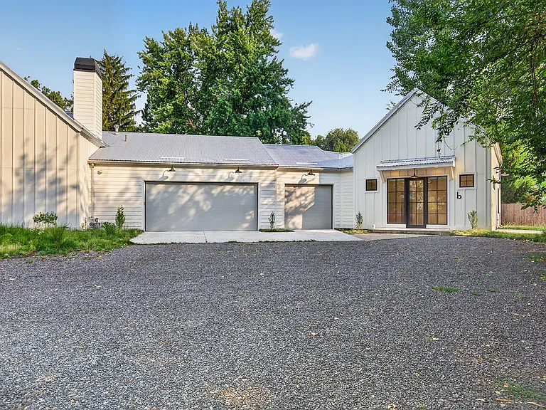Exterior attached by garage
