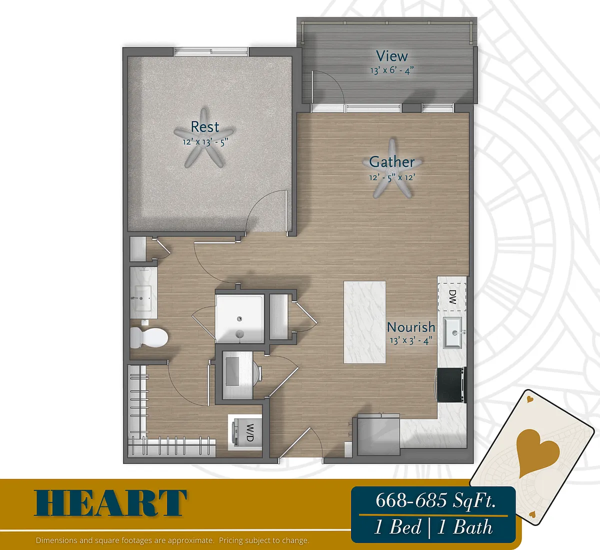 Floor plan Heart