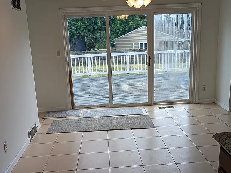 Informal dining over looking deck