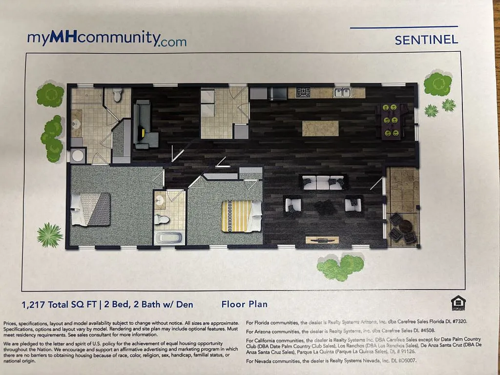 2 bed, 2.0 bath, 1500 sqft, $1,399 — Photo 3