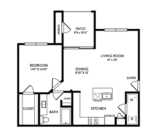 Floor plan Pond Springs