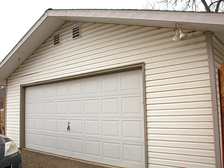 Garage with motion light