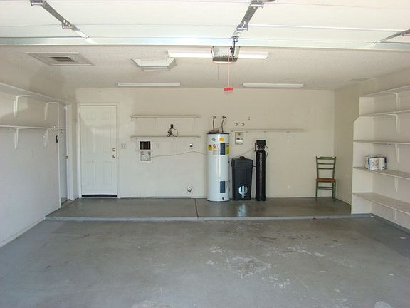 2 car garage with opener