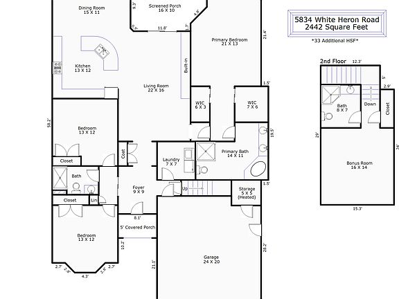 3rd image of 5834 White Heron Road