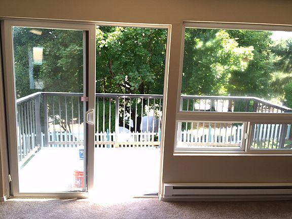 huge deck with staircase 