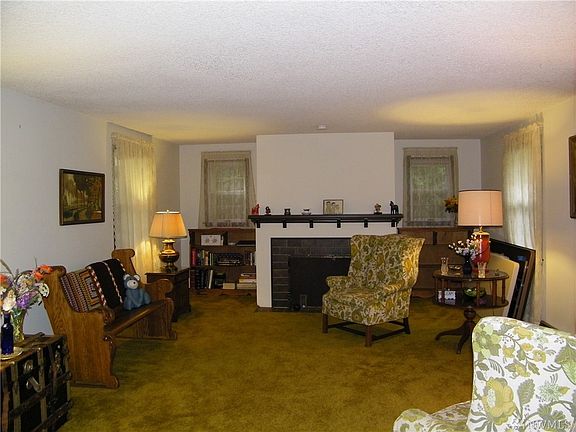 View from front door, formal living room to the right.