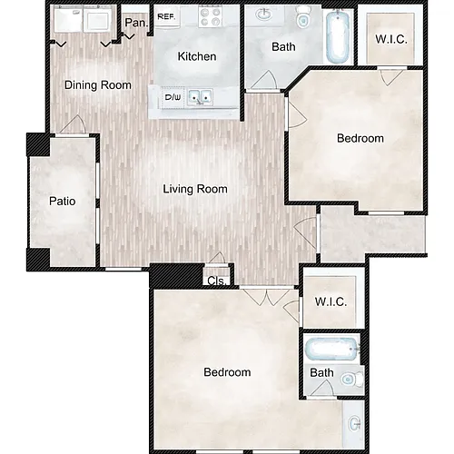 Floor plan B2