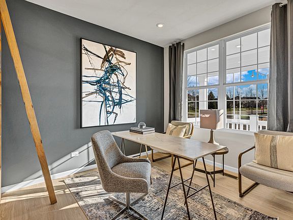 Flex Room or Home Office, Adjacent to Foyer