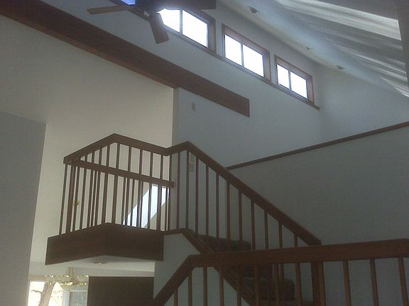 Passive solar windows and loft area