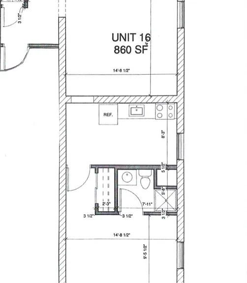 Unit #16 Floor Plan