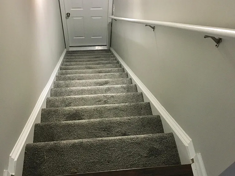 Stairs to unfinished basement