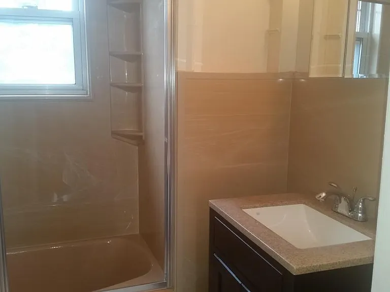 Full bath #1 with new sink & shower