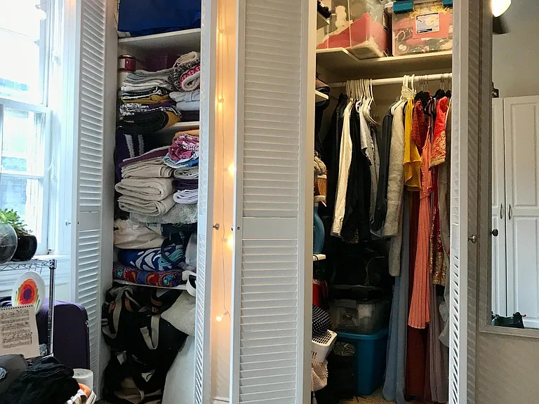 Closets: 1 step-in; 1 linen.