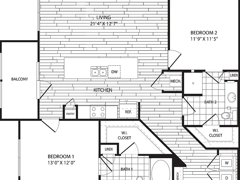 B2 floor plan Bellrock Market Station