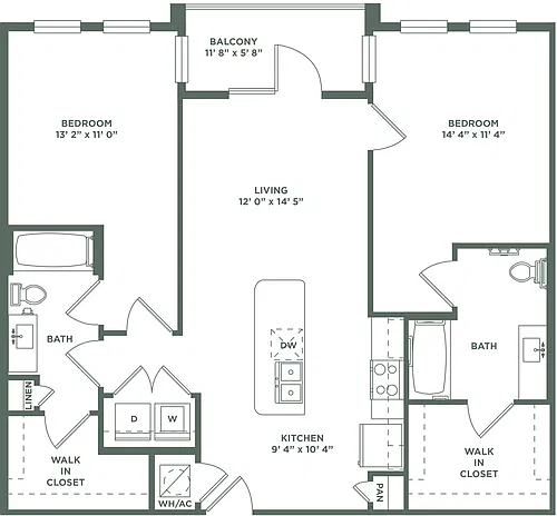 Floor plan B2A