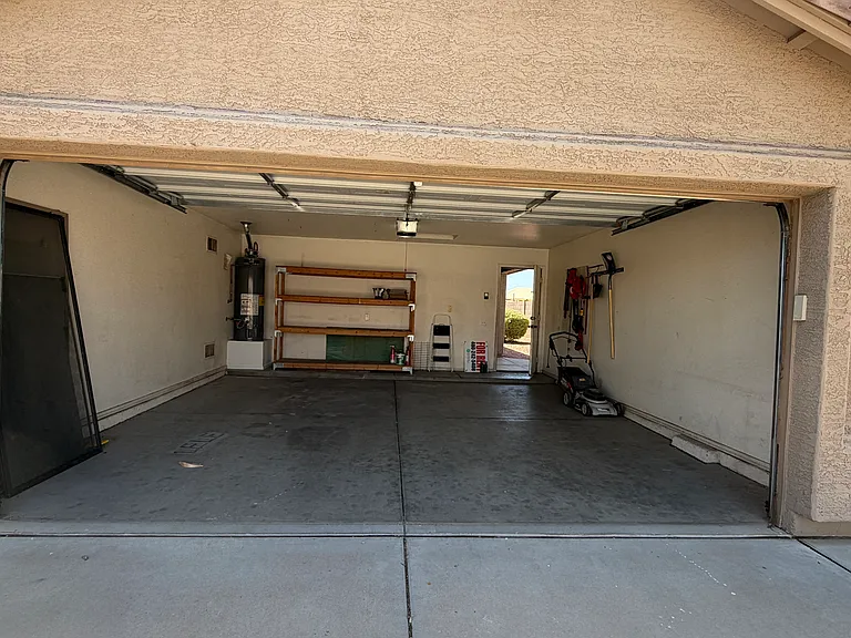 2 car garage with auto door opener