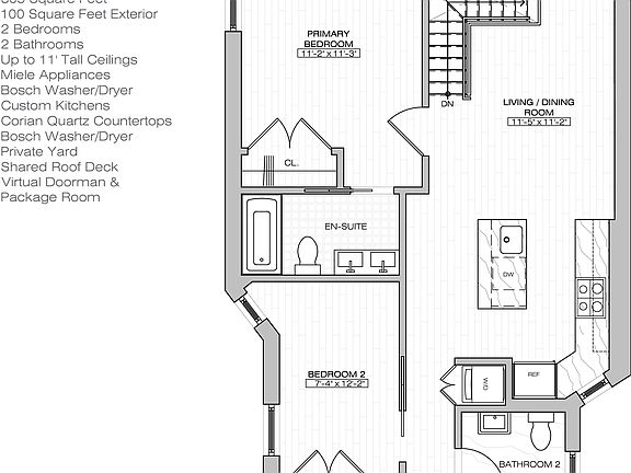 2nd image of 445 W 21st St #1R