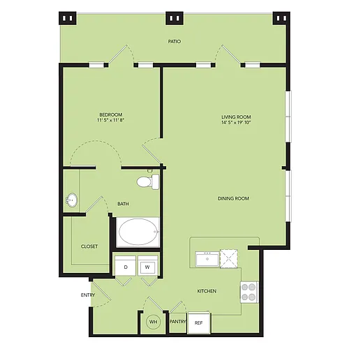 Floor plan A5-808sf
