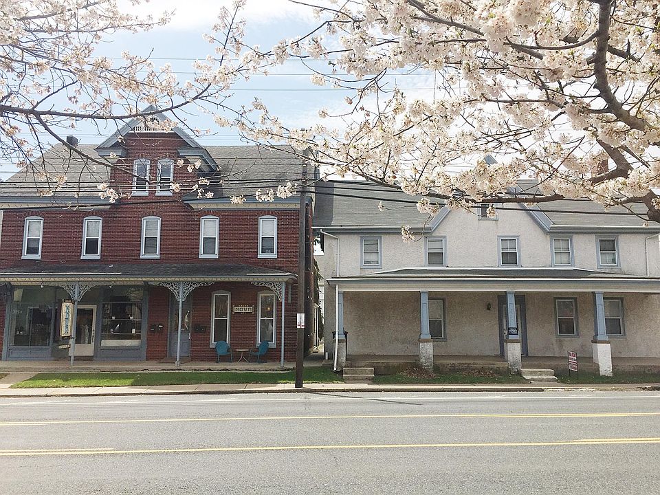 Front of building (white building)