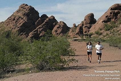Papago Park adjacent to Belaflora.