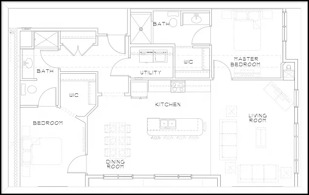 2 Bedroom Floor Plan 2 Bedroom Floor Plan
