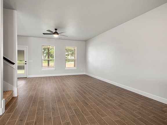 The first floor of the Woods has large windows let in great, natural light.