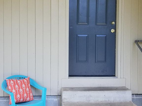 Back door to kitchen. laundry room on right.