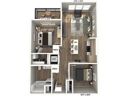 Floor plan BA4a-alt-a