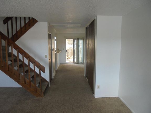Living room and dining room