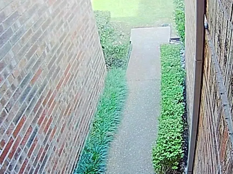 security camera front view on phone