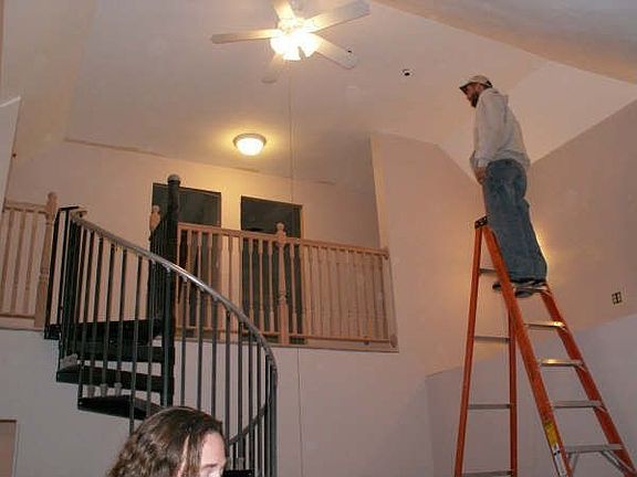 Master Bedroom Stairs to the Loft Offices