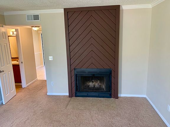 Living Room With Fireplace