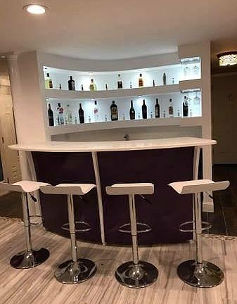 Awesome wet bar on the first floor.