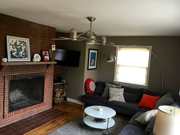 Living room - fireplace