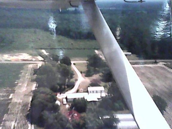 aerial view back of property