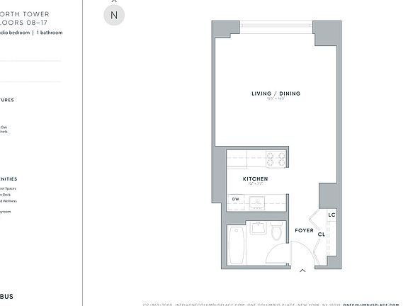 2nd image of 1 Columbus Pl APT N11c