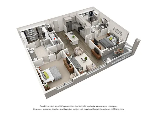 Floor plan B3